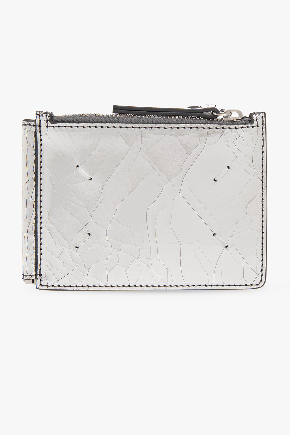 Silver Bi-fold wallet Maison Margiela - SchaferandweinerShops Japan